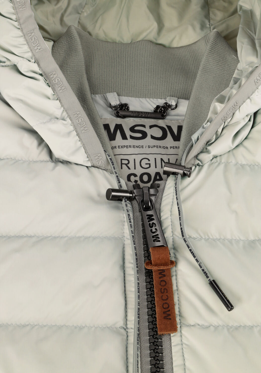 Grijze MOSCOW Gewatteerde jas 10-08-NOAH - large