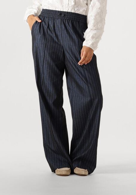 Donkerblauwe AAIKO Wijde broek ESILA PINSTRIPE CO 510 - large