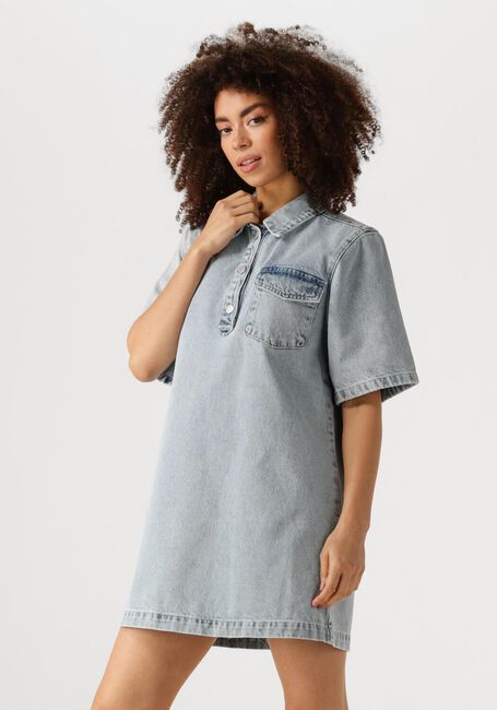 EDITED Mini robe ASTA DENIM DRESS en bleu - large