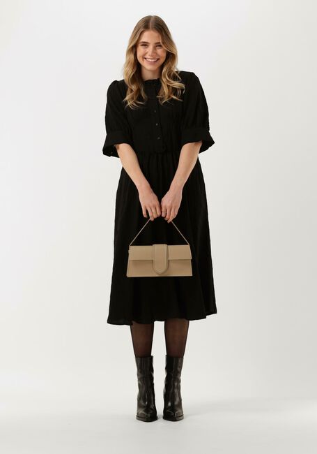 LOLLYS LAUNDRY Robe midi BOSTON DRESS en noir - large