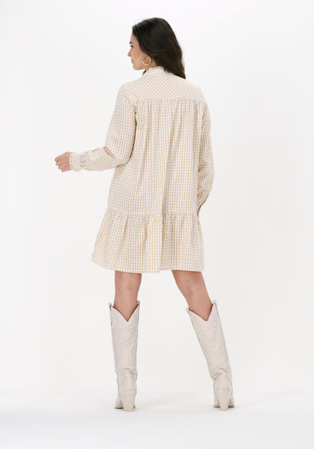 Y.A.S. Mini robe YASFAWN LS SHIRT DRESS en beige - large