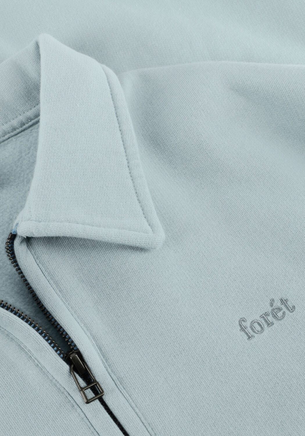 Mint FOR&Eacute;T Trui HOOK HALF ZIP - large