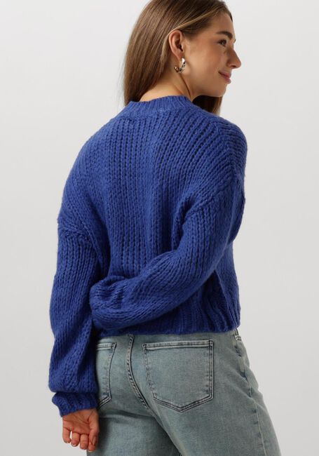 Blauwe YDENCE Trui KNITTED SWEATER SORAYA - large