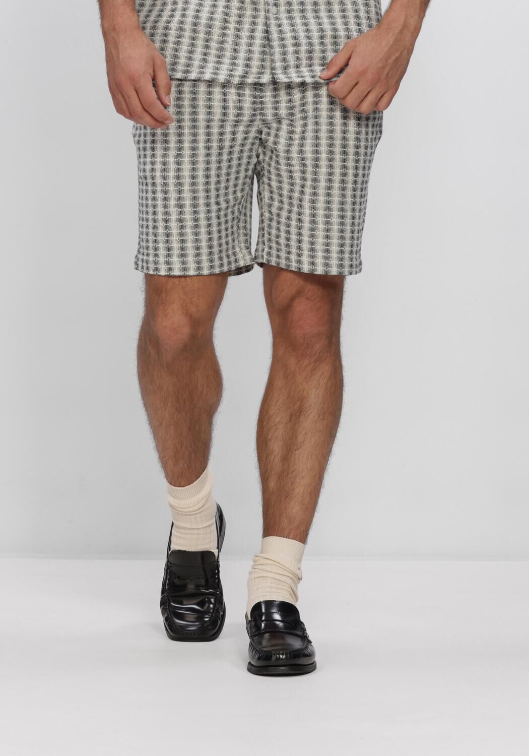 DSTREZZED Pantalon courte LOGAN WINNER STRIPE SHORT Bleu fonc&eacute; - large