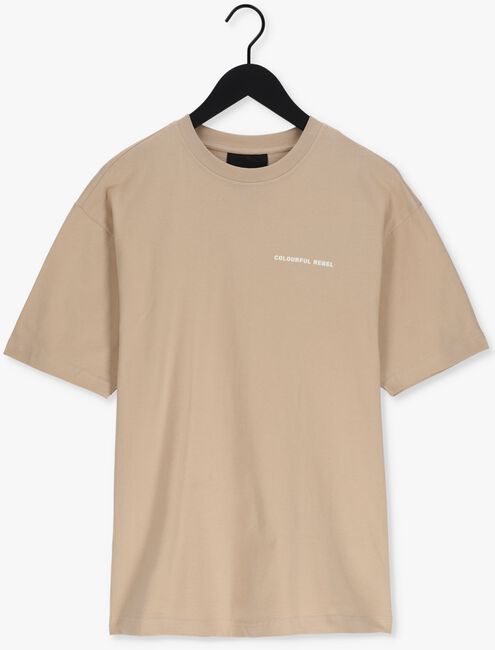 COLOURFUL REBEL T-shirt SUNSET BACK PRINT BASIC TEE Sable - large