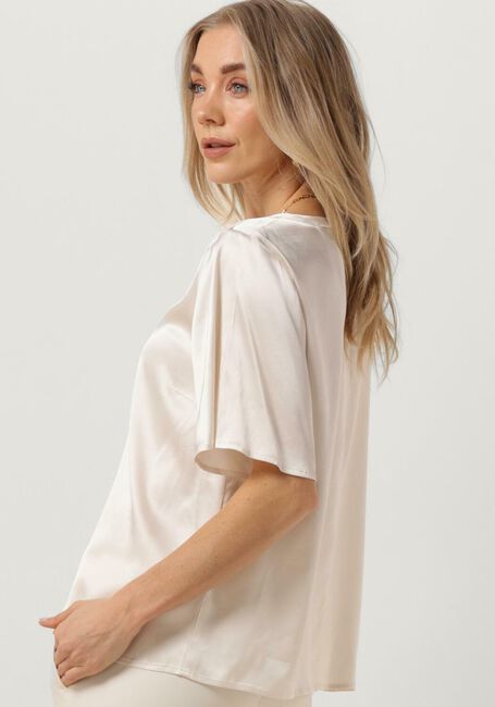 MOS MOSH EVIE SS SATIN BLOUSE Blouses Écru - large