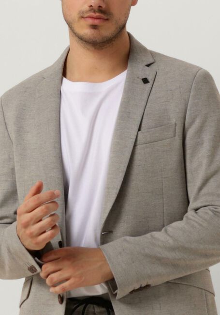 VANGUARD BLAZER LINEN BLEND SCURA Vestons en beige - large