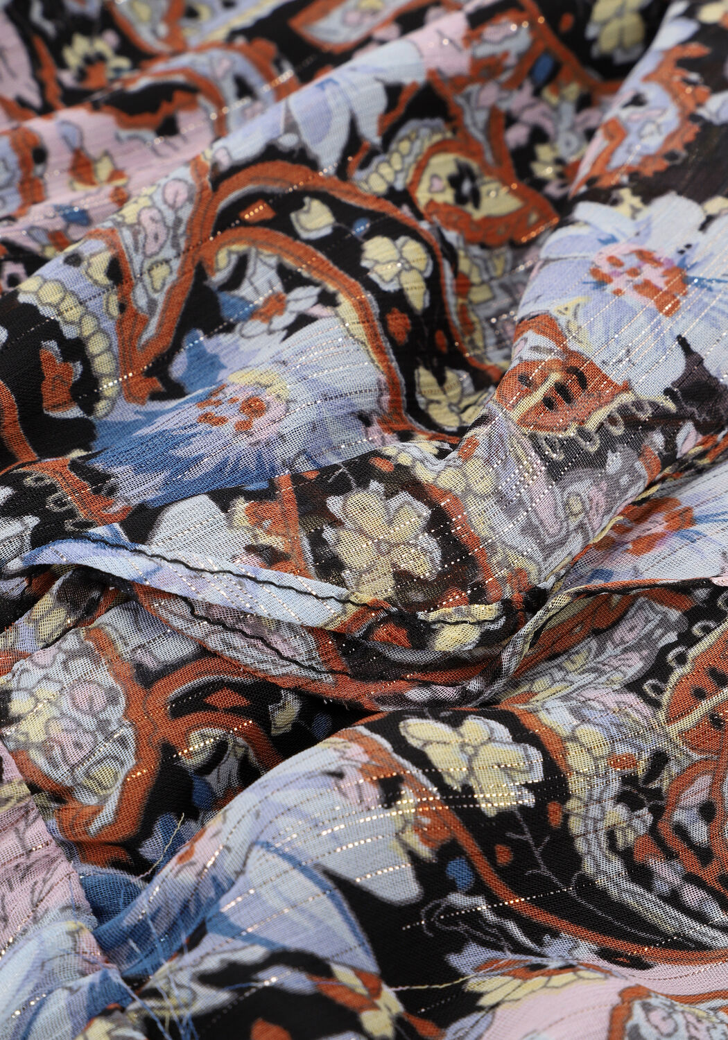 COLOURFUL REBEL Robe maxi PENNY PAISLEY FLORAL MIXED MAXI RUFFLE DRESS en multicolore - large