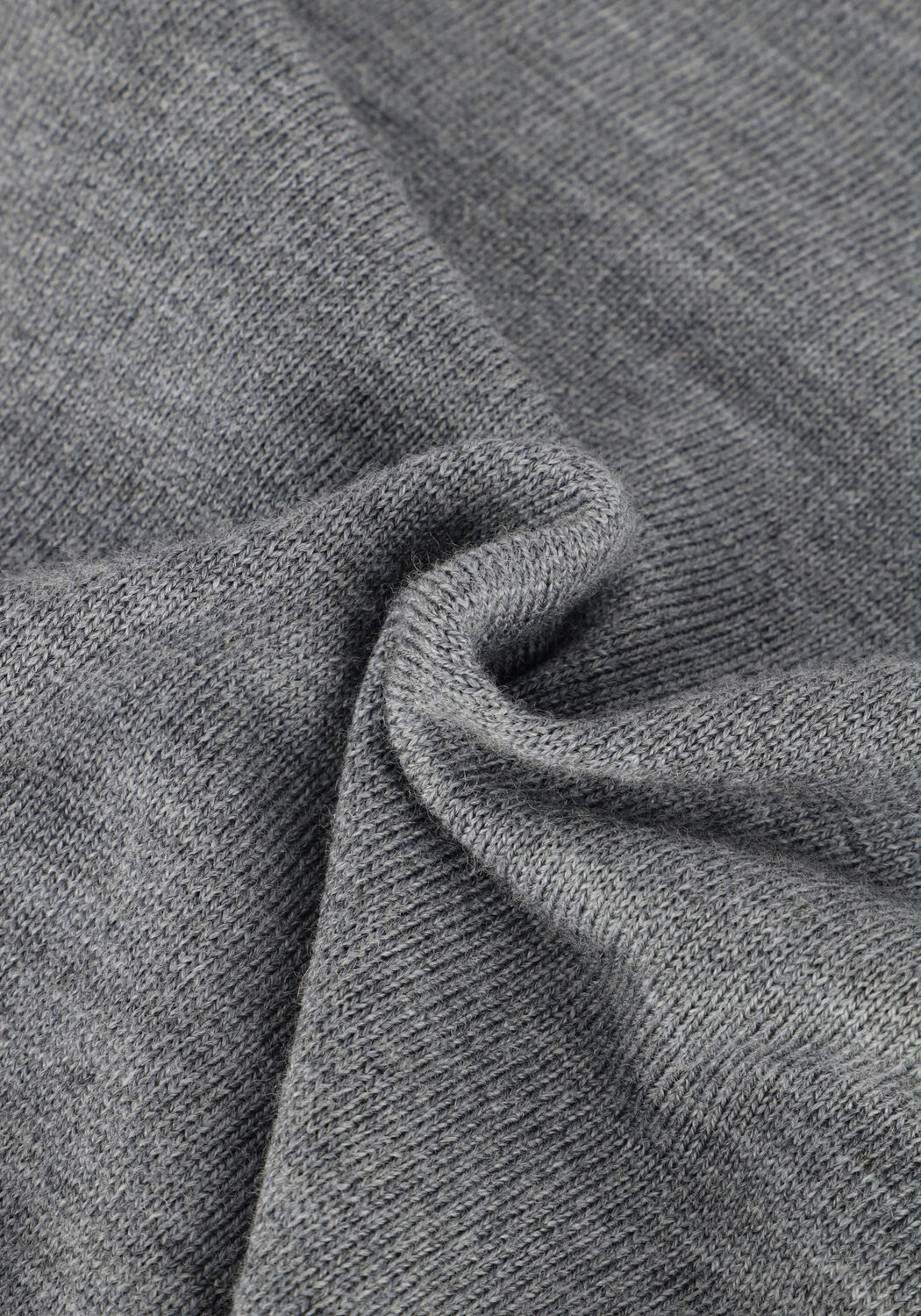 CALVIN KLEIN Pull MERINO QUARTER ZIP en gris - large