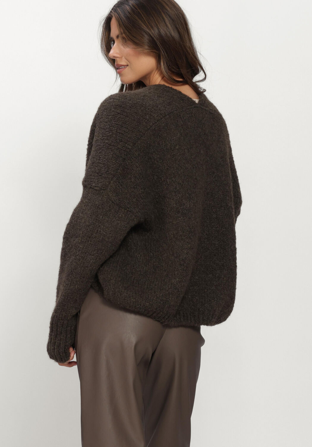 KNIT-TED Gilet BECKY CARDIGAN Vert fonc&eacute; - large