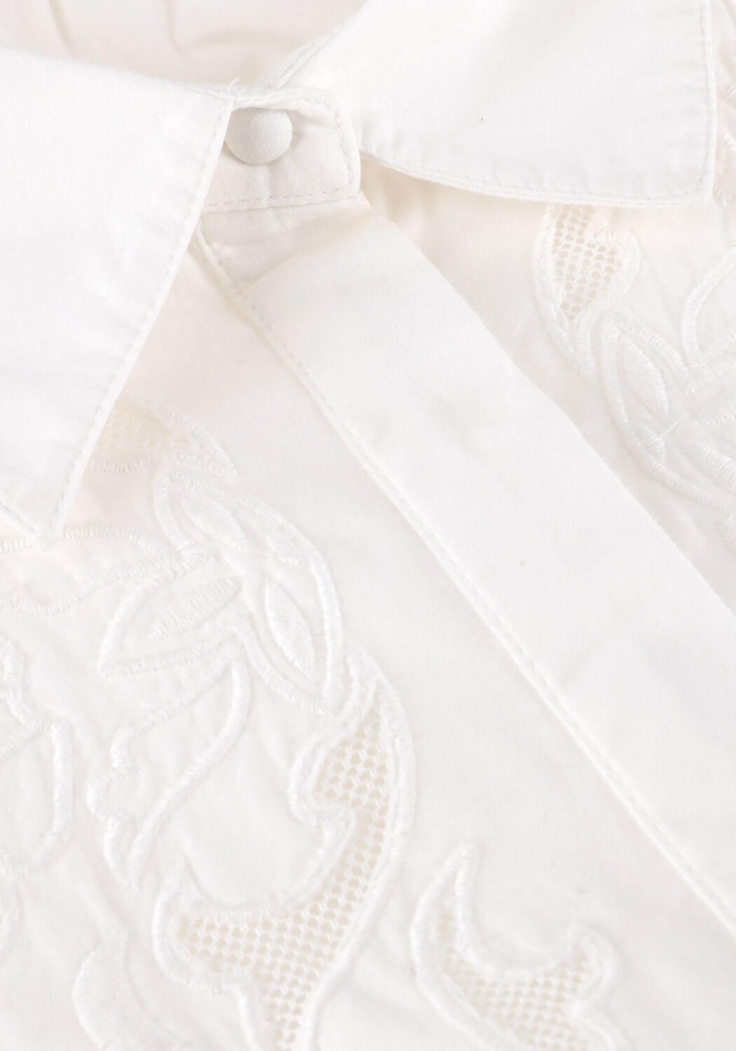 Witte Y.A.S. Mini jurk YASZIMIA LS SHIRT DRESS - large