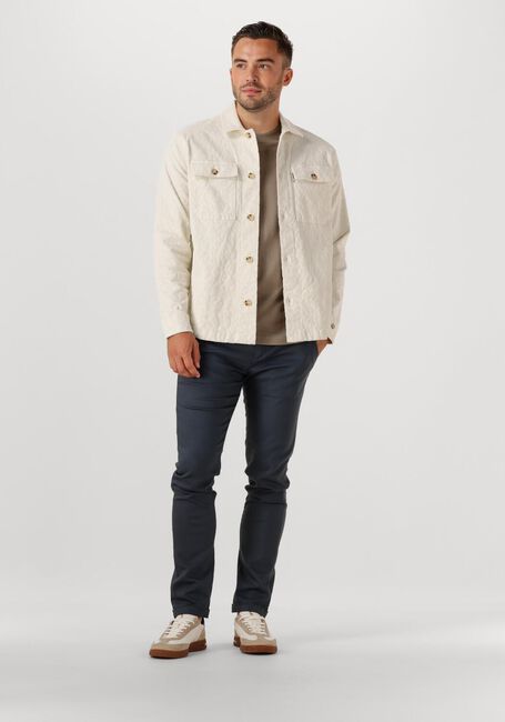 CAST IRON T-shirt REGULAR FIT INTERLOCK en beige - large