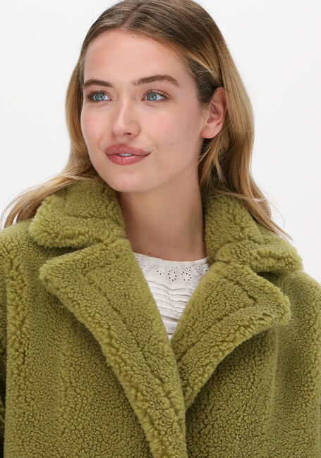 Groene STAND STUDIO Teddy jas MARIA COAT TEDDY - large