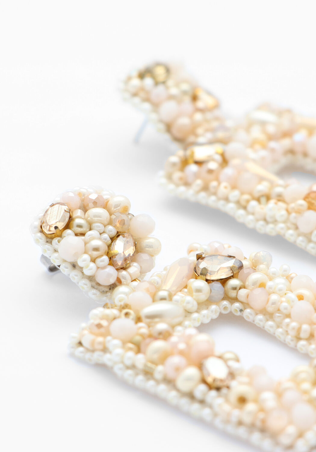 Beige PAULIE POCKET Sieraad CLASSIC SHIMMER EARRINGS - large