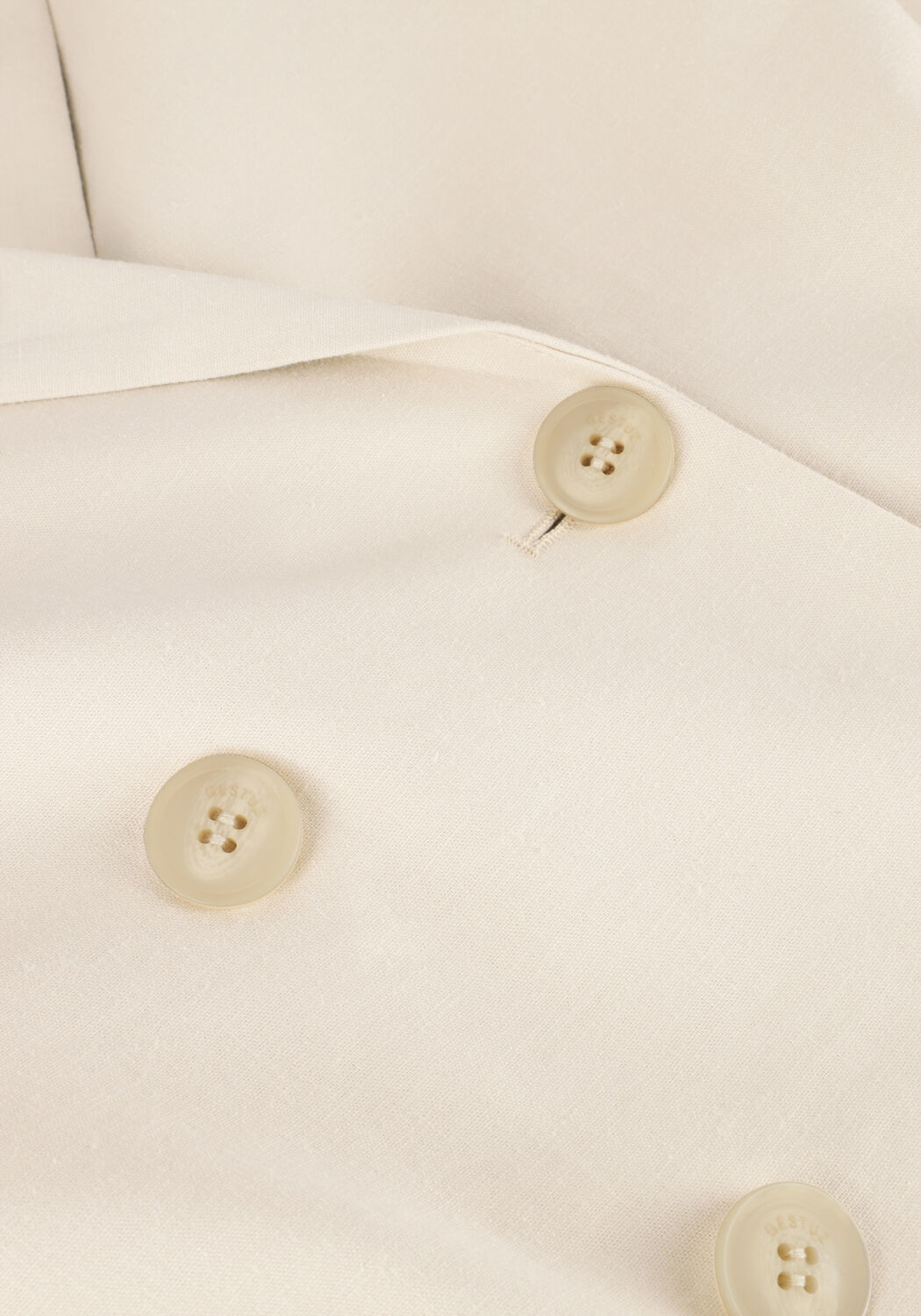 GESTUZ Blazer ELARAHGZ LINEN BLAZER Blanc - large