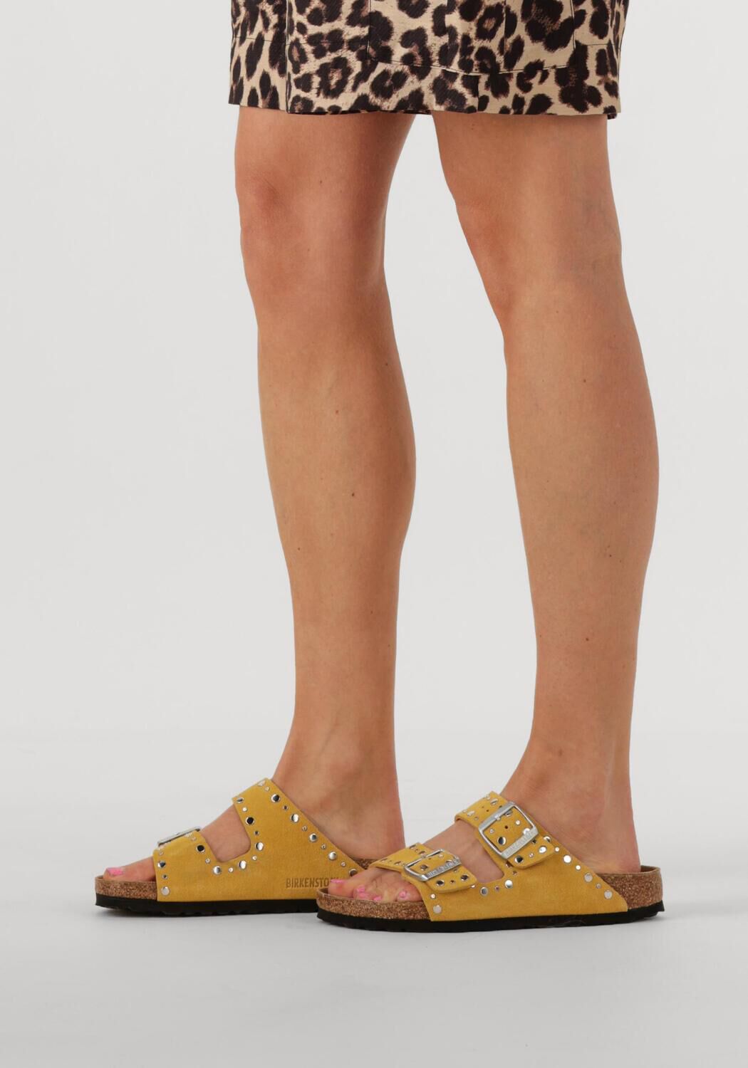 BIRKENSTOCK Tongs ARIZONA RIVET BORDER en jaune - large