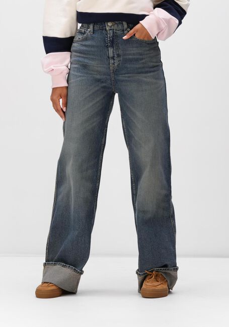 Blauwe TOMMY JEANS Wide jeans CLAIRE HR WD TURN UP EI6154 - large