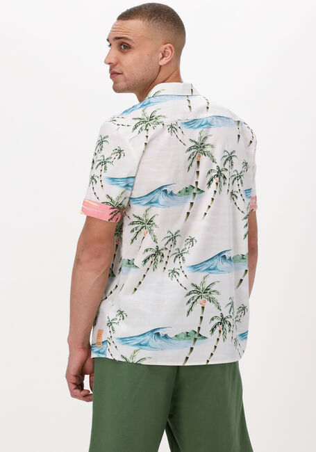Gebroken wit SCOTCH & SODA Casual overhemd SEASONAL PRINTED HAWAIIAN DETAILED SHIRT - large