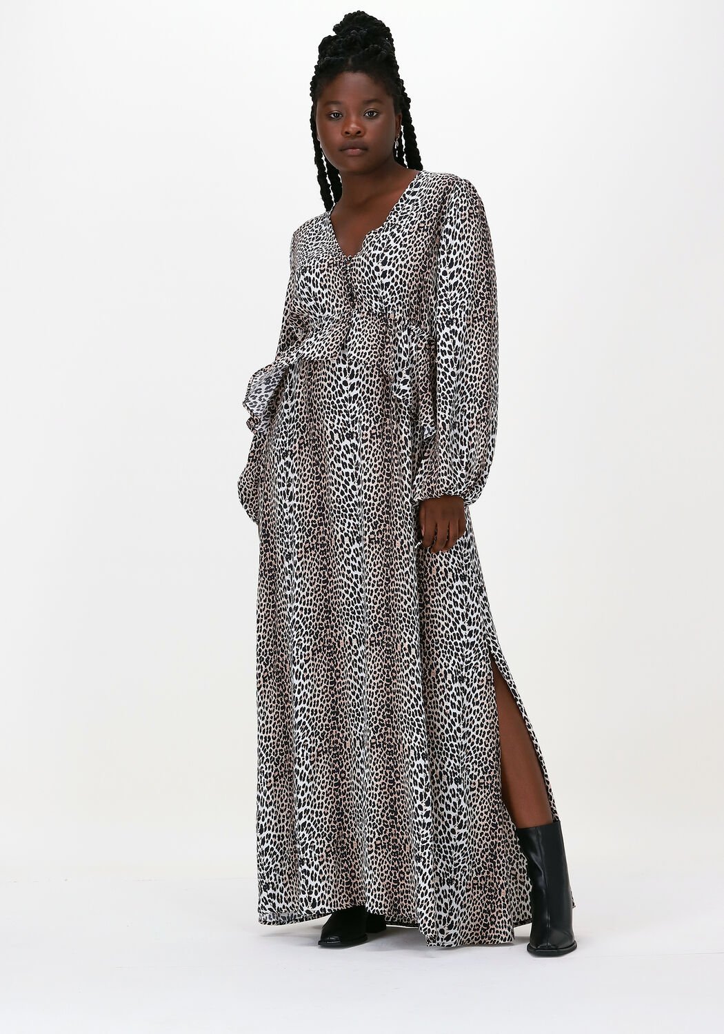 Leopard jurk lang online