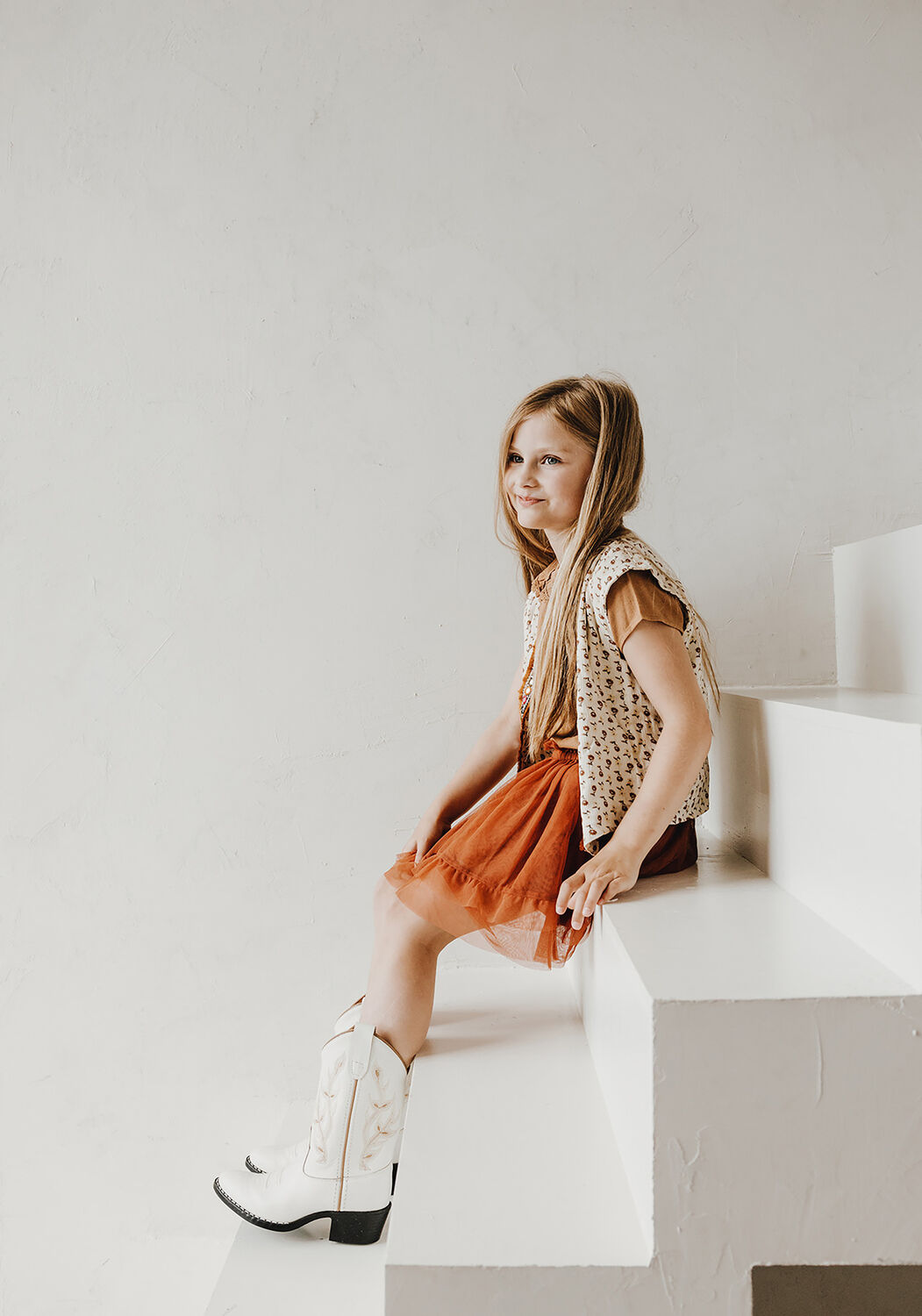 BAJE STUDIO Mini-jupe TULE SKIRT en rouge - large