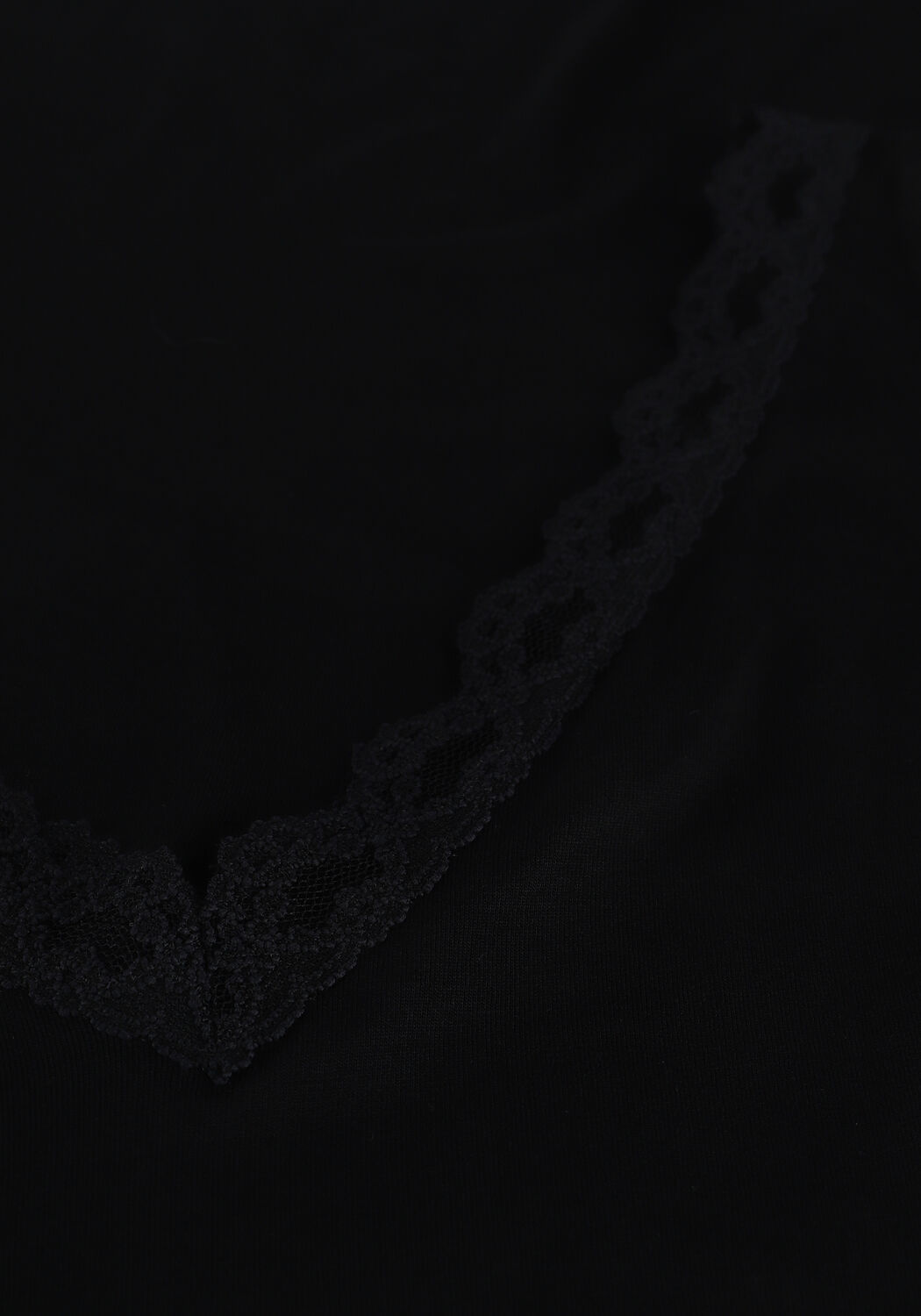 BY-BAR Haut LACE SINGLET en noir - large