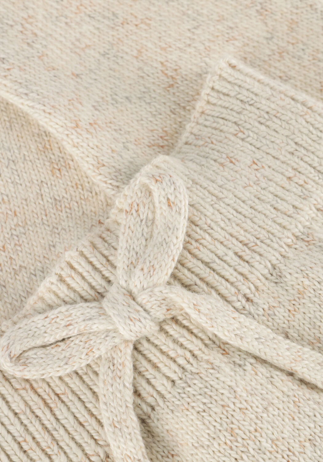 QUINCY MAE Pantalon de jogging KNIT PANT Cr&egrave;me - large