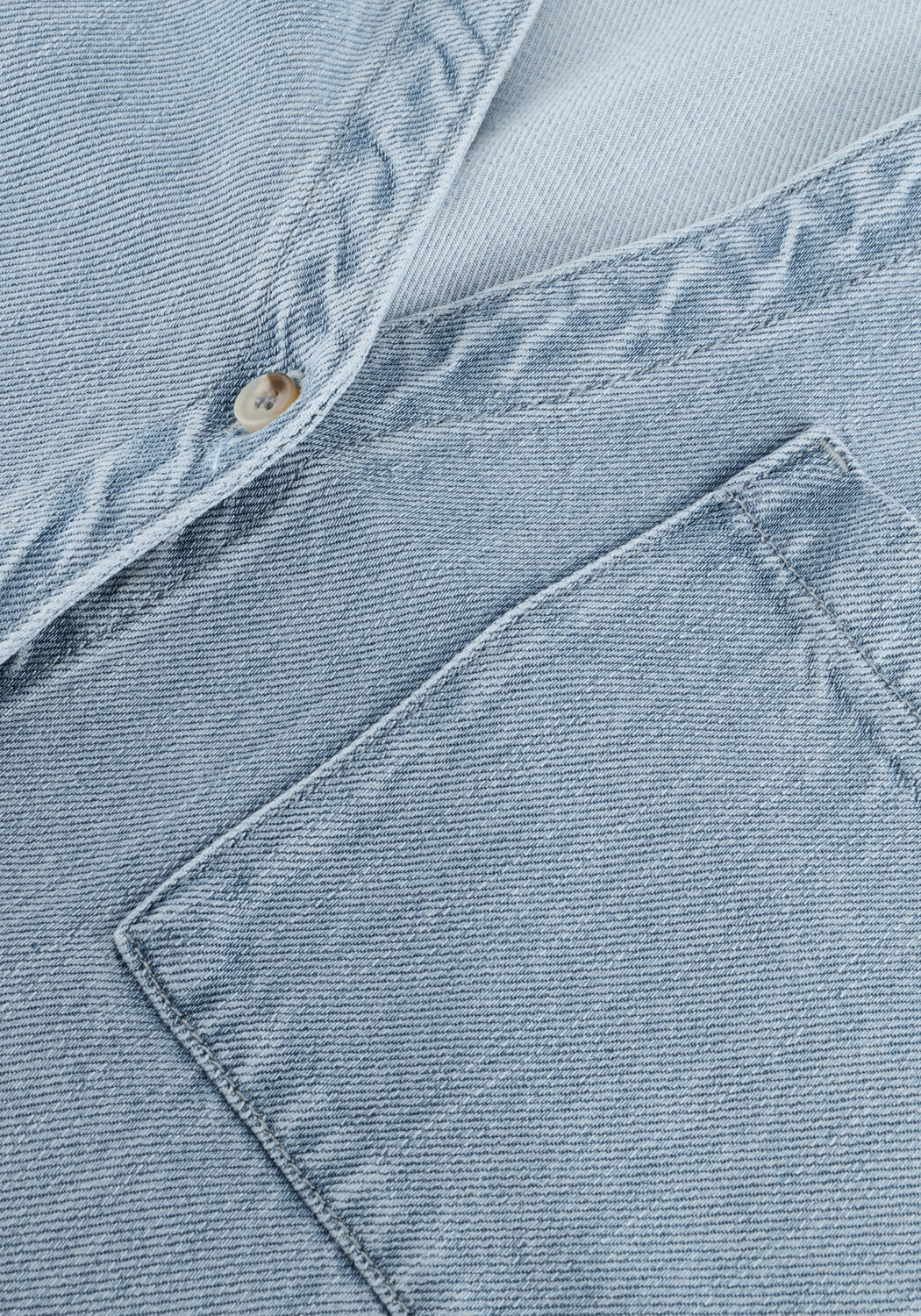 Lichtblauwe ANOTHER LABEL Tops & T-shirts ALBOISY SHIRT L/S - large