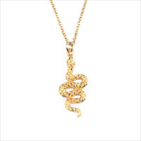 ALLTHELUCKINTHEWORLD Bracelet SOUVENIR NECKLACE SNAKE en or - medium