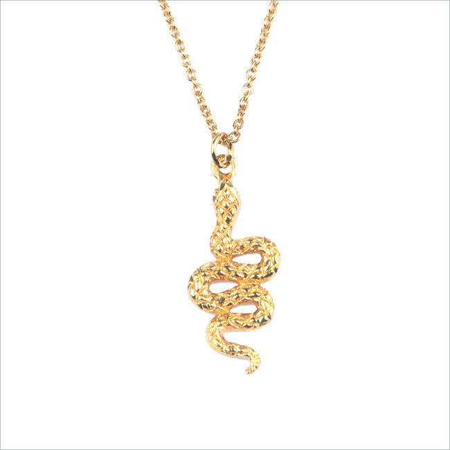 ALLTHELUCKINTHEWORLD Bracelet SOUVENIR NECKLACE SNAKE en or - large