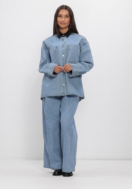 Lichtblauwe EDITED  AMBER SHIRT - large