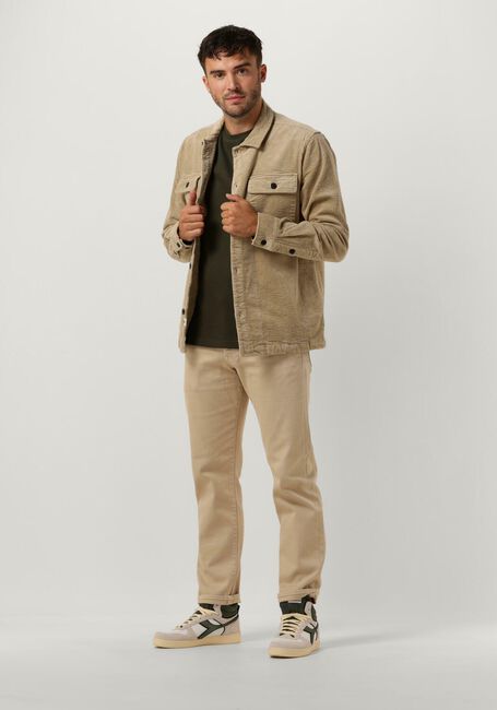 ANERKJENDT Surchemise AKOSCAR HEAVY CORD OVERSHIRT en beige - large