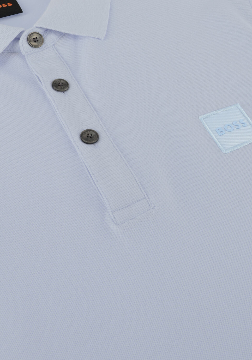 Lichtblauwe BOSS ORANGE Polo PASSENGER - large