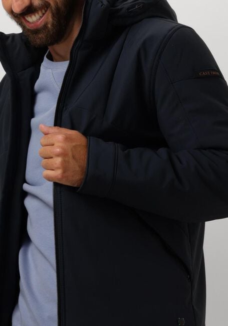 Blauwe CAST IRON Jack SHORT JACKET SOFTSHELL SUPERBOLT - large