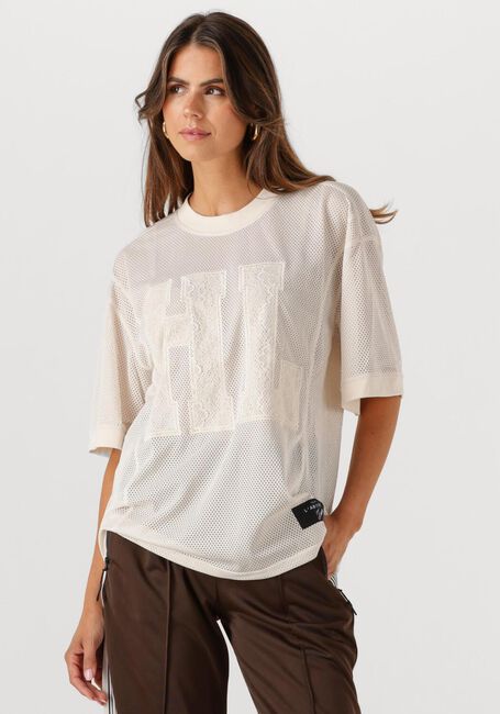 HAUTE L'AMITIÉ Haut DRIFT HL LACE TEE Blanc - large