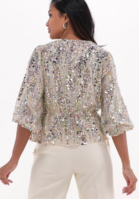 NEO NOIR MINA MULTI SEQUINS BLOUSE Blouses en beige - large