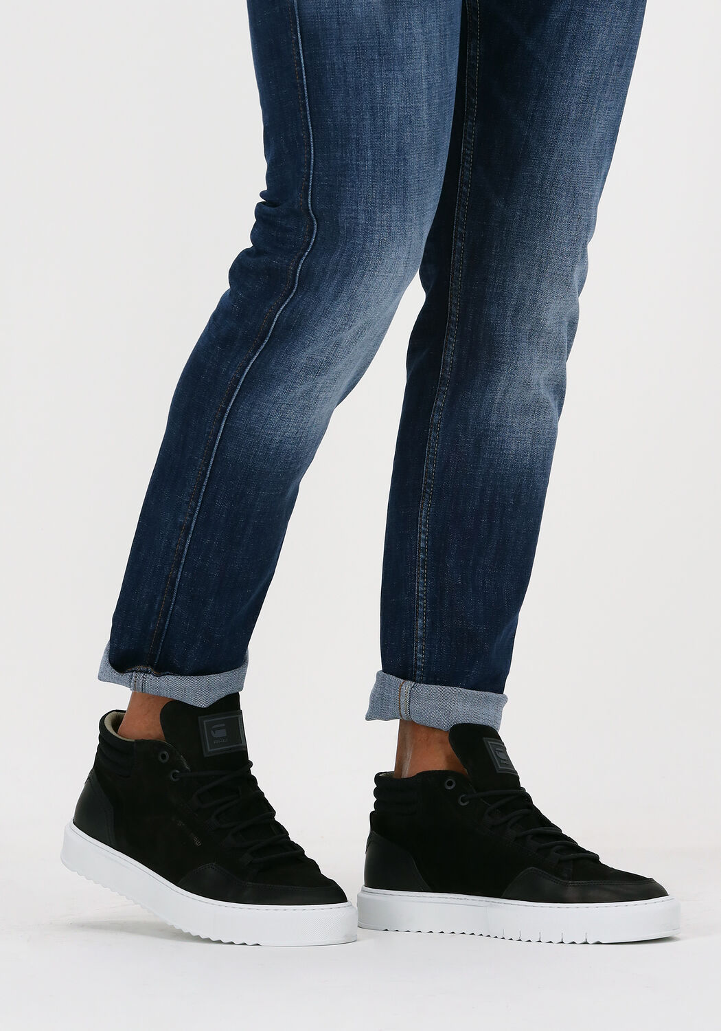 Zwarte G STAR RAW Hoge sneakers RESISTOR MID BSC M Omoda
