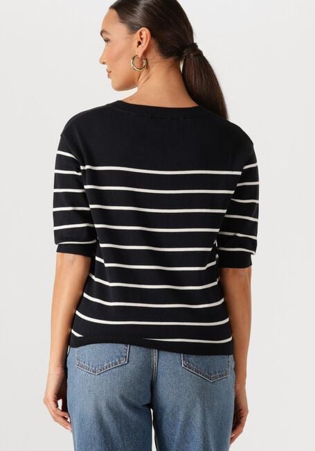 Blauwe WITHBLACK Tops & T-shirts WBLBRENDA SS STRIPE TEE - large