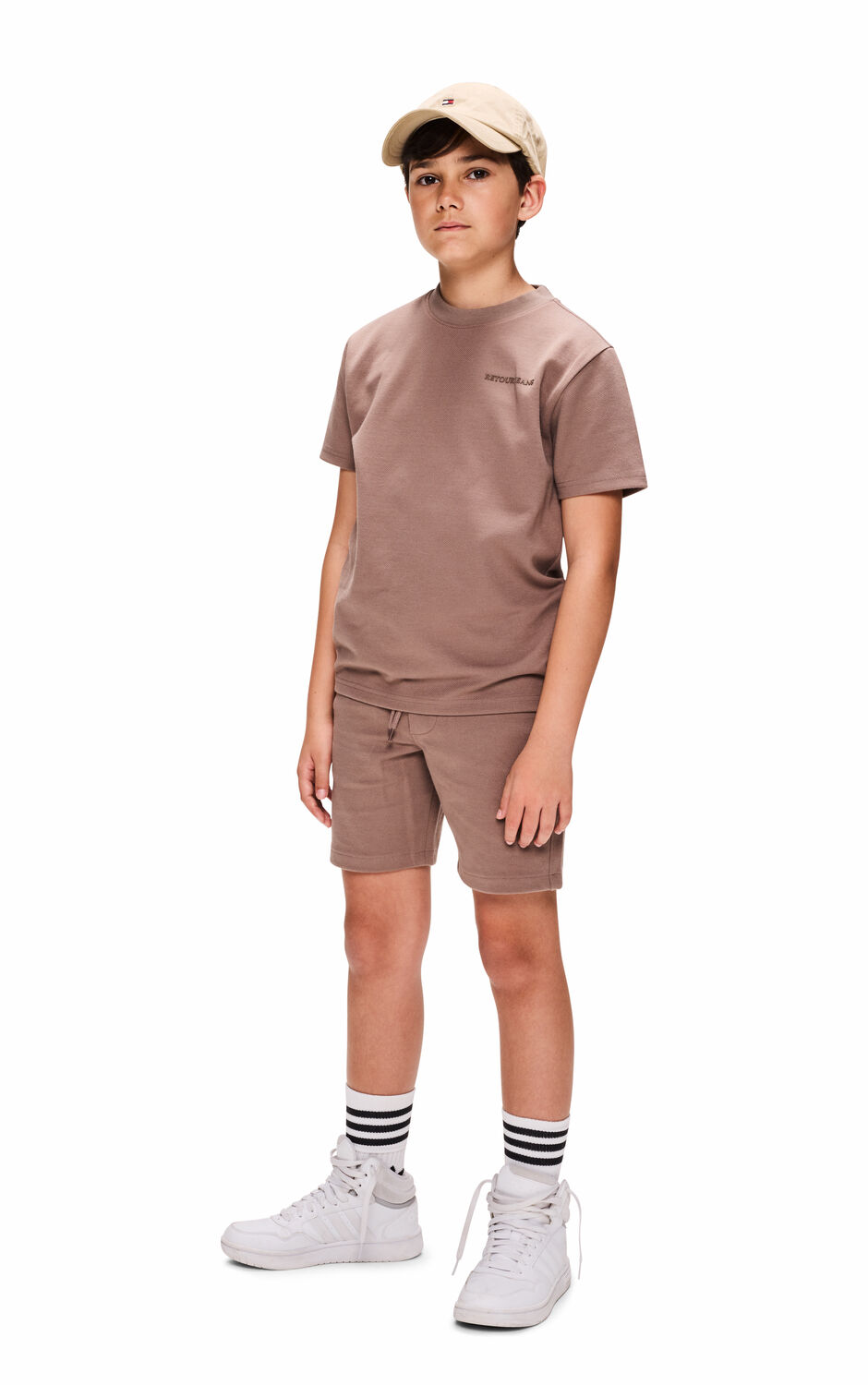 RETOUR Pantalon de jogging JONES en marron - large