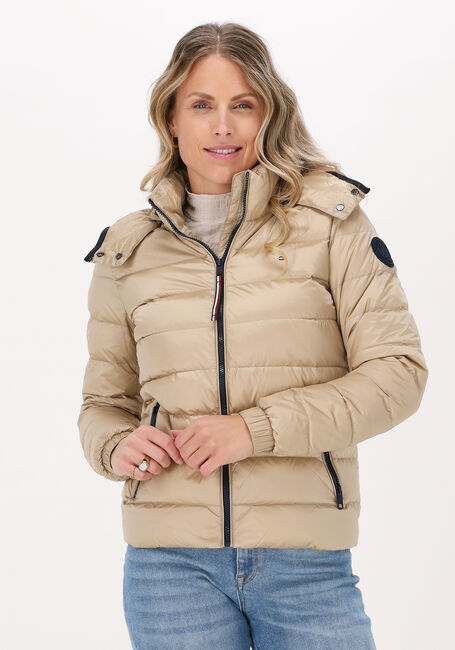 Gouden TOMMY HILFIGER Gewatteerde jas TWO TONE LW DOWN JACKET - large