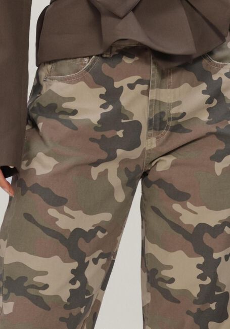 Multi CATWALK JUNKIE Straight leg jeans CAMO SUPER BARREL FIT JEANS - large