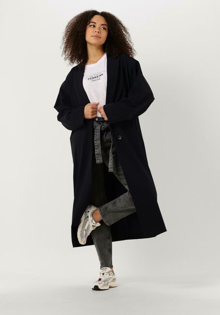 Donkerblauwe PENN & INK Mantel S23N139 Donkerblauwe PENN & INK Mantel S23N139 - large
