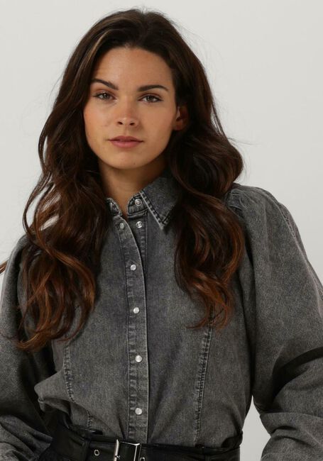 Grijze CO'COUTURE  DAMIAN DENIM SHIRT - large