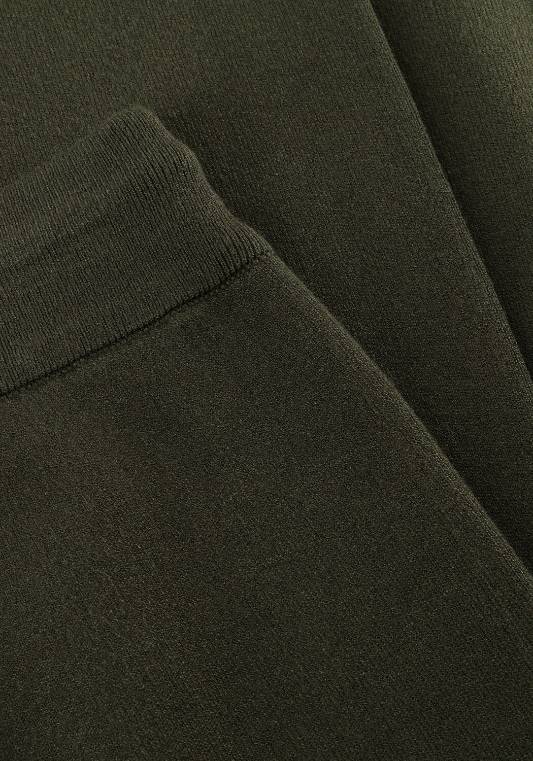 Donkergroene MSCH COPENHAGEN Wijde broek MSCHTHAMIRA PANTS - large