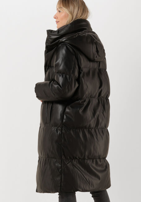 GUESS Veste en cuir EMILIE LONG JACKET en noir - large