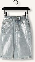 Zilveren INDIAN BLUE JEANS Midirok LONG DENIM SKIRT SILVER Zilveren INDIAN BLUE JEANS Midirok LONG DENIM SKIRT SILVER - medium