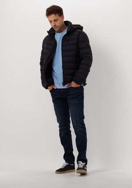 TOMMY JEANS Pull TJM REG S FLAG CREW Bleu clair - large
