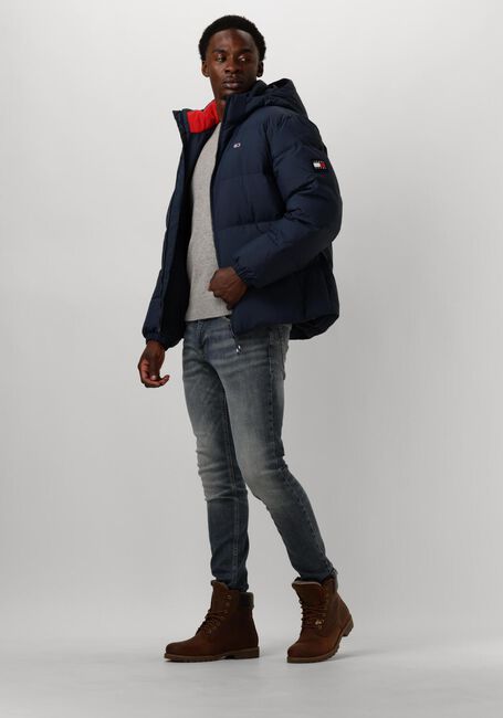 Lichtgrijze TOMMY HILFIGER Trui LAMBSWOOL CREW NECK - large