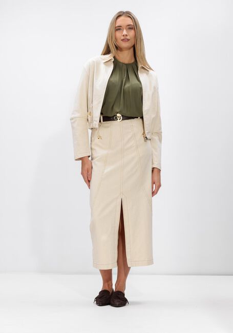 CAROLINE BISS Jupe midi 1703 Blanc - large