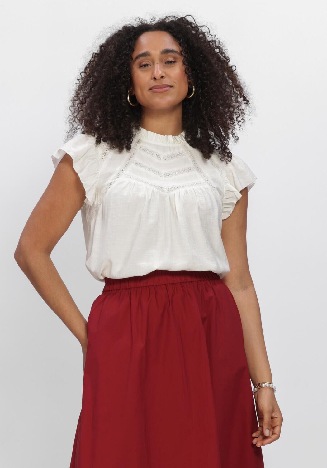 MSCH COPENHAGEN Haut MSCHPENINNA SS TOP Blanc - large
