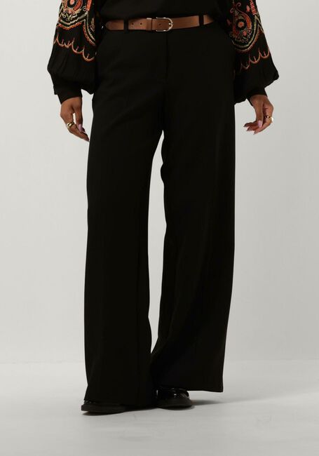 SUMMUM Pantalon large TROUSERS WIDE LEGS FOAM UNI en noir - large